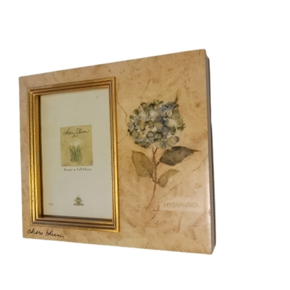 HYDRANGEAS Cheri BLUM frame for 3 x 5 Great gift for hydrangea Frame Naturecore - Picture 2 of 7